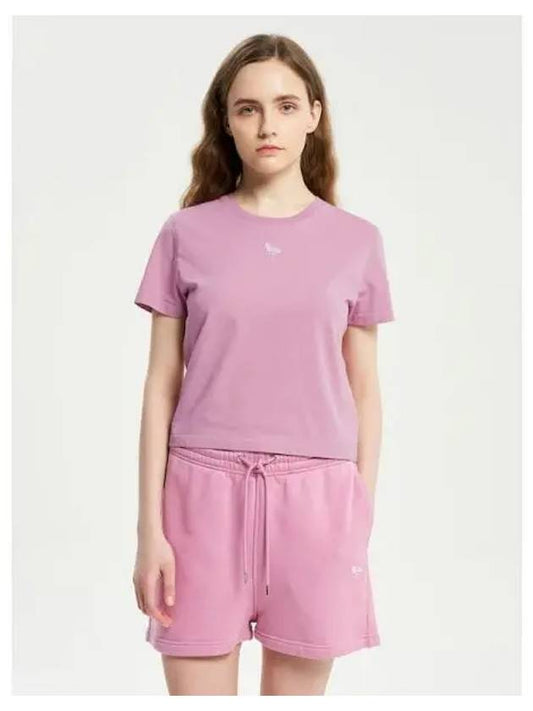 Women s Fox Patch T Shirt Blossom Domestic Product - MAISON KITSUNE - BALAAN 1