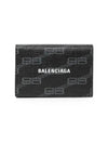 BB Monogram Card Wallet Black - BALENCIAGA - BALAAN 5