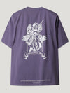 PALMTREE GRAPHIC SEMI OVER COTTON T SHIRT - IRO - BALAAN 16