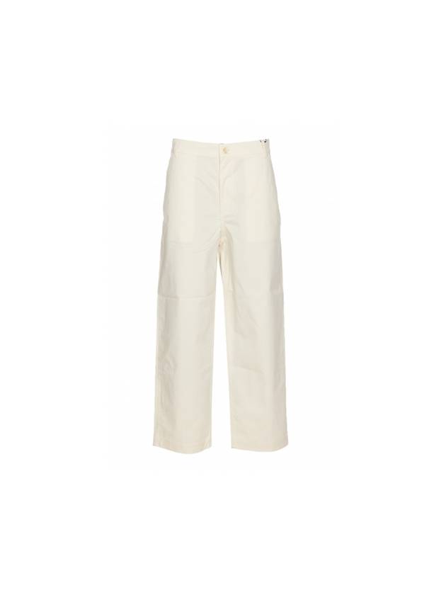 Casual Slacks Ivory - MAISON KITSUNE - BALAAN 1