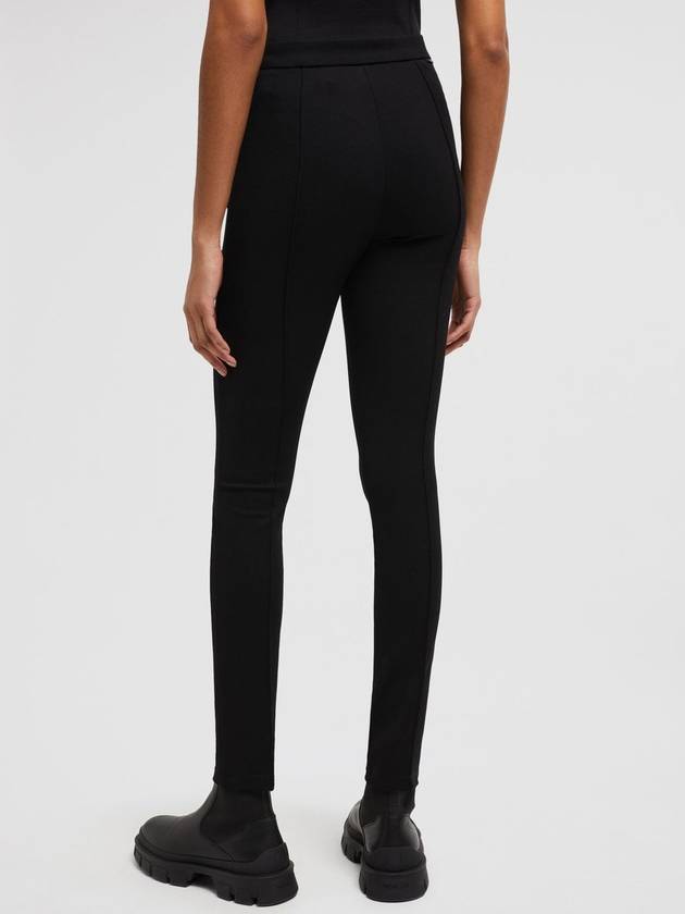 gabardine leggings black - MONCLER - BALAAN 6