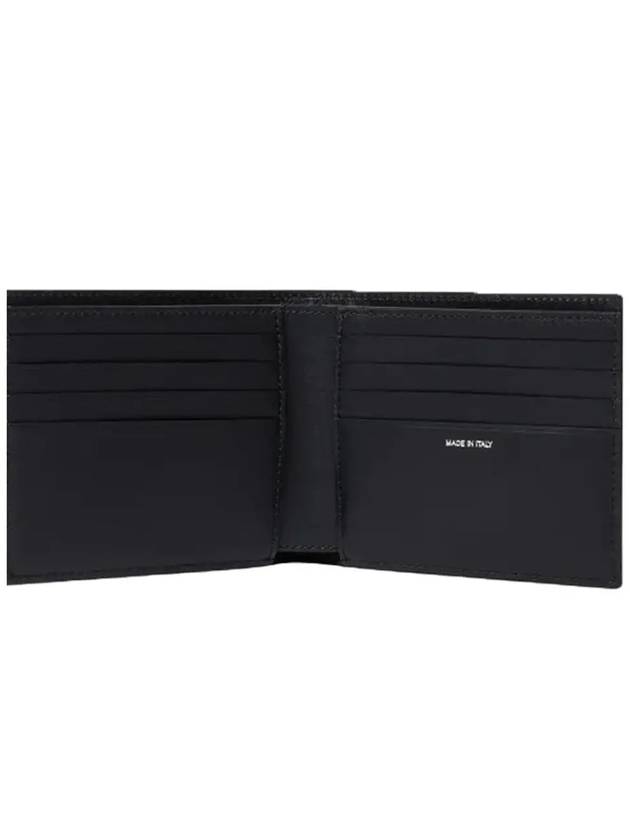 Logo Two-Tone Half Wallet Black Blue M1A 4832 LABTEX PR - PAUL SMITH - BALAAN 4