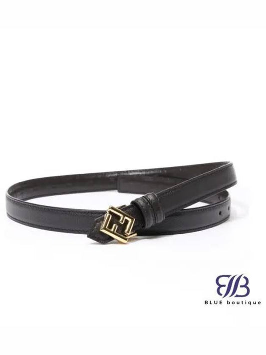 Diamond Reversible Leather Belt Brown - FENDI - BALAAN 2