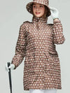 hexagon pattern seam sealing detachable sleeve raincoat safari raincoat hood insert type 16812RC21 - SUNDERLAND - BALAAN 3