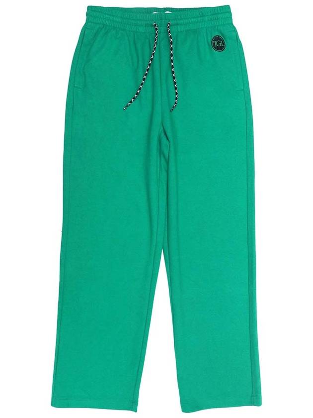 Relaxed Sweat Straight Pants Green - THE GREEN LAB - BALAAN 6