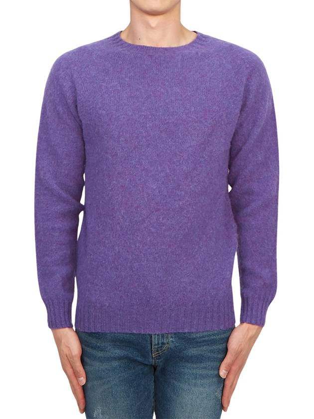 Shaggy Dog Knit Top Purple - HARLEY OF SCOTLAND - BALAAN 2