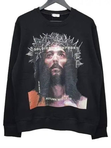 NCW19262 009 Jesus Printing Sweatshirt - IH NOM UH NIT - BALAAN 1