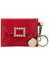 Women's Strass Red Card Wallet - ROGER VIVIER - BALAAN 4