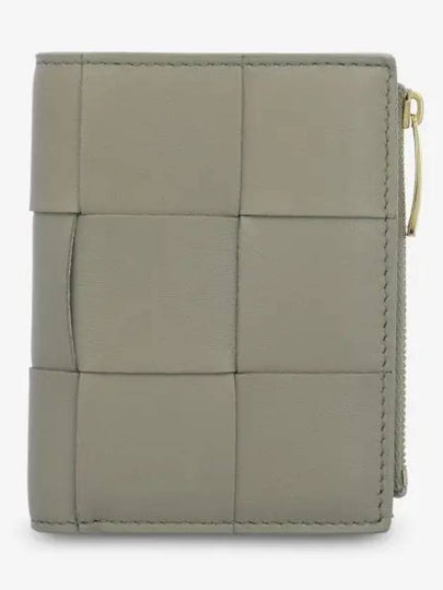 Cassette Zipper Bifold Half Wallet Travertine - BOTTEGA VENETA - BALAAN 2