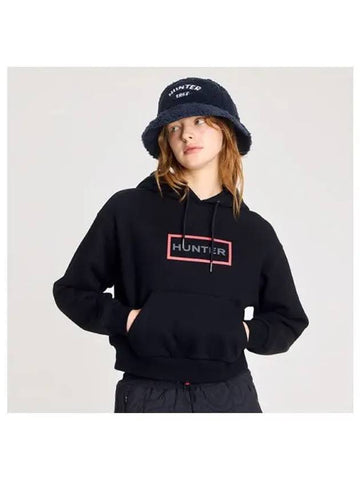 Essential Logo Hoodie Black HBW0001AHZBLK - HUNTER - BALAAN 1