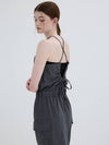 Back circle sleeveless dressDark Gray - REAL ME ANOTHER ME - BALAAN 2