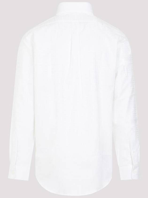 Long Sleeve Shirt BM60ZH140C 100 WHITE - GIVENCHY - BALAAN 3