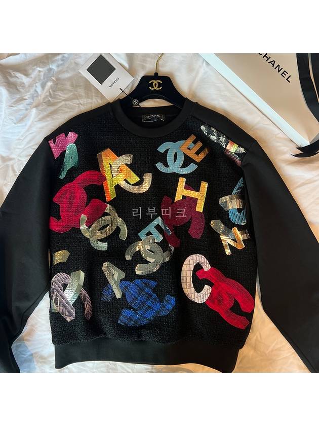 22A Workshop Tweed Pullover Sweatshirt P72996 - CHANEL - BALAAN 1