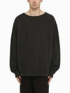 Invitation Print Cotton Sweatshirt Black - MAISON MARGIELA - BALAAN 2