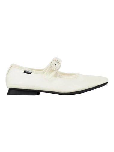 Casi Myra Mary Jane Flat Shoes White - CAMPER - BALAAN 1