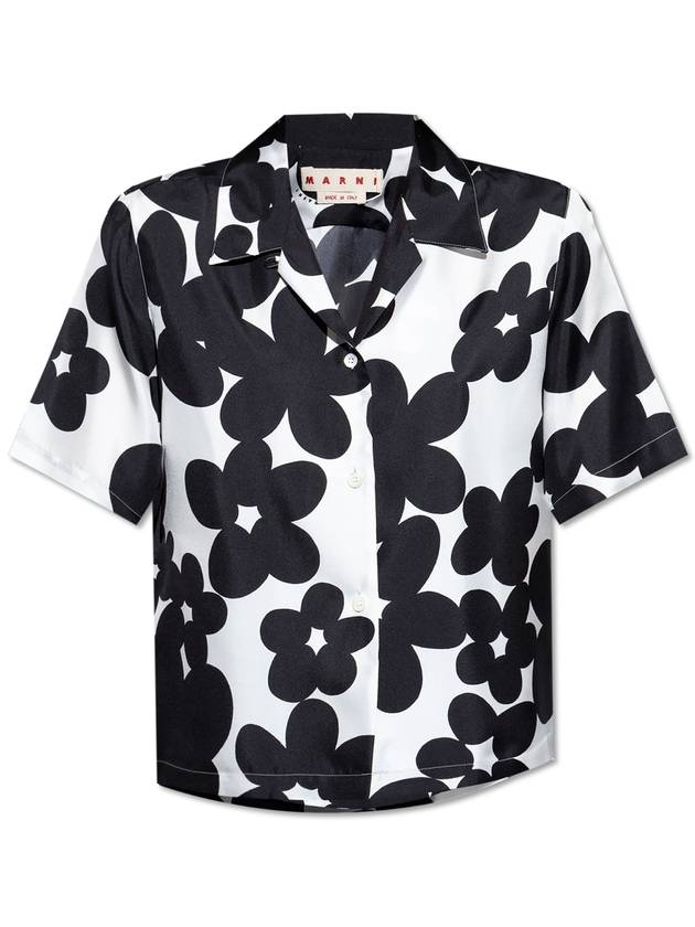 Marni Silk Shirt, Women's, Black - MARNI - BALAAN 1