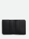 Intrecciato Piccolo Flap Half Wallet Black - BOTTEGA VENETA - BALAAN 3