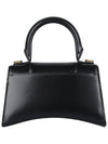 Hourglass XS Glossy Calfskin Tote Bag Black - BALENCIAGA - BALAAN 6