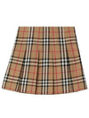 Kids Skirt 8073001ARCHIVEBEIGE Beige - BURBERRY - BALAAN 2