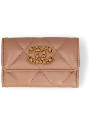 Women s 19 flap snap card wallet AP1790 - CHANEL - BALAAN 1