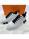 Bouncing Low Top Sneakers Blanc Noir - HERMES - BALAAN 3