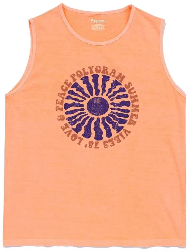 LOVE N PEACE PIGMENT DYED SLEEVELESS ORANGE - POLYGRAM - BALAAN 2