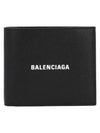 Cash Square Folded Wallet Black - BALENCIAGA - BALAAN 3