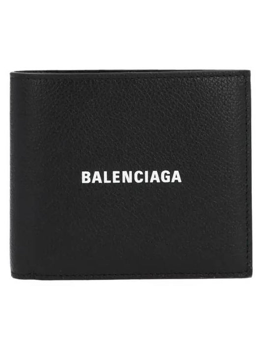 Cash Square Folded Wallet Black - BALENCIAGA - BALAAN 2