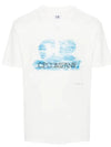 24/1 Jersey Artisanal Logo Short Sleeve T-Shirt White - CP COMPANY - BALAAN 2