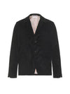 Men's Corduroy Button Up Cutaway Blazer Jacket Black - THOM BROWNE - BALAAN 2