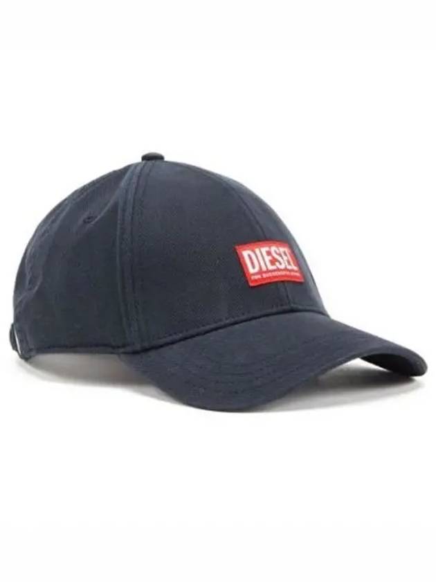 Corry Jacq Wash Logo Patch Base Ball Cap Navy - DIESEL - BALAAN 2