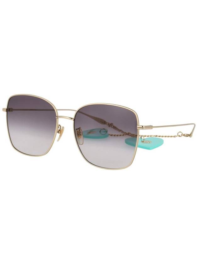 Square Frame Sunglasses Gold - GUCCI - BALAAN 3