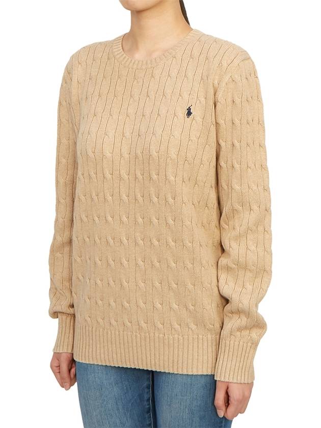 Kids Cable Knit 323702674057 NEW CAMEL Adults can wear - POLO RALPH LAUREN - BALAAN 2