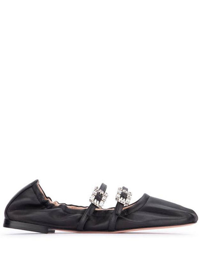 Mary Janes Leather Flat Black - ROGER VIVIER - BALAAN 2