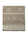 All Over Logo Muffler Beige - MAX MARA - BALAAN 5