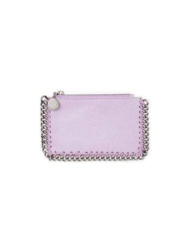 STELLA McCARTNEY Falabella Card Holder Purple - STELLA MCCARTNEY - BALAAN 1