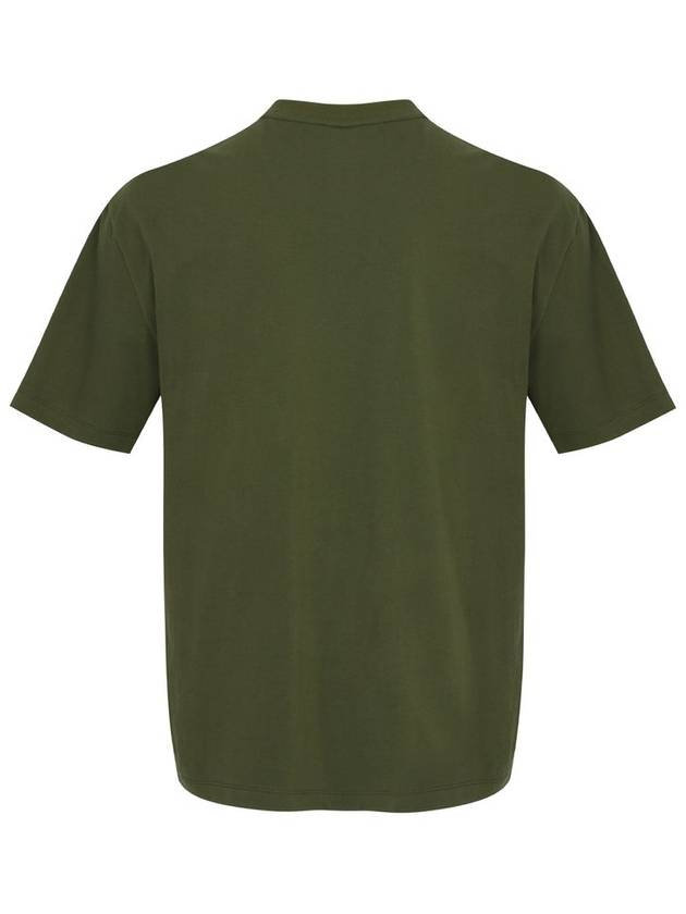 Men's Short Sleeve T-Shirt Khaki SW21ETS01KK - SOLEW - BALAAN 3