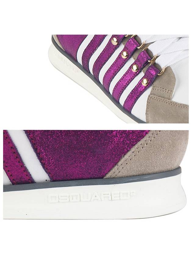 Dsquared K506 V406 9204 Purple Pearl Sand Sneakers - DSQUARED2 - BALAAN 7