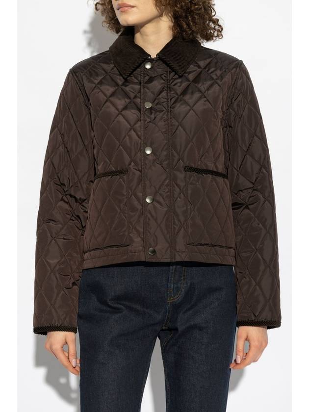 Burberry Quilted Jacket, Women's, Brown - BURBERRY - BALAAN 3