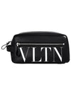 Men's VLTN Pouch Bag Black - VALENTINO - BALAAN 2