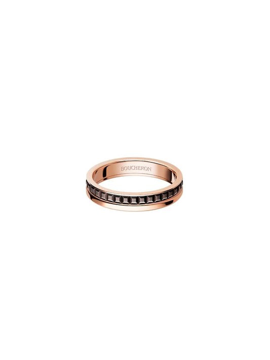 Quattre Classic Wedding Ring Rose Gold - BOUCHERON - BALAAN 2