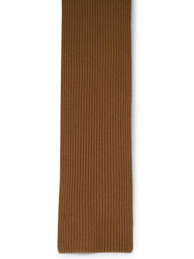 Wool Muffler Brown - GANNI - BALAAN 1