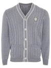 Button Cardigan Grey - BRUNELLO CUCINELLI - BALAAN 2