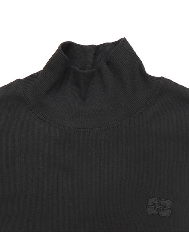 black logo long sleeve - GANNI - BALAAN 5