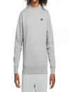 Men's NSW Club Crew Sweatshirt Grey - NIKE - BALAAN 2