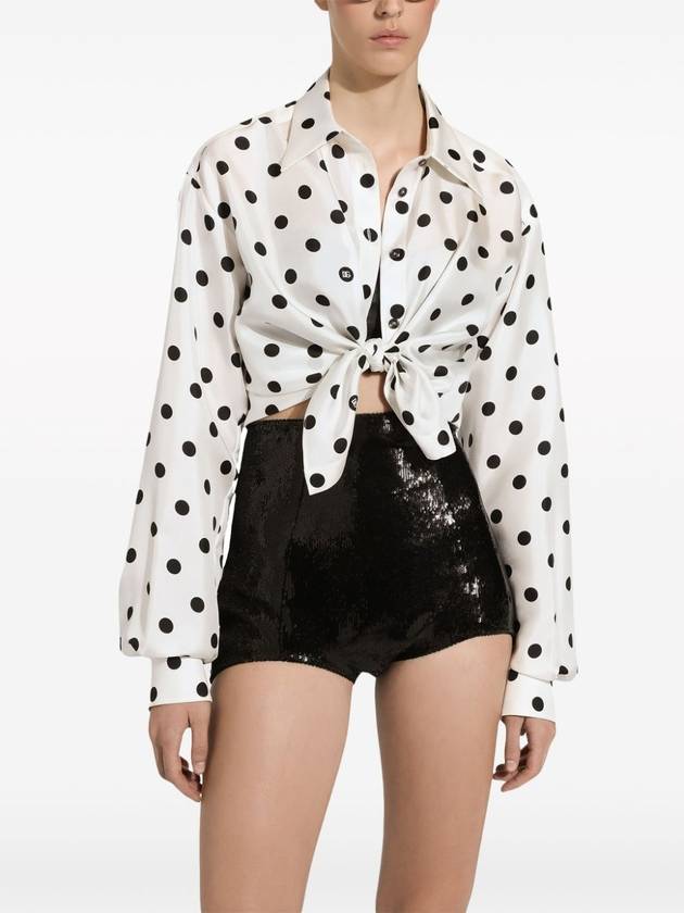 Polka dot silk shirt F5S31TIS1VI - DOLCE&GABBANA - BALAAN 2