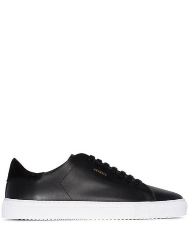 Black 'Clean' Sneakers With Logo In Calf Leather Man - AXEL ARIGATO - BALAAN 1