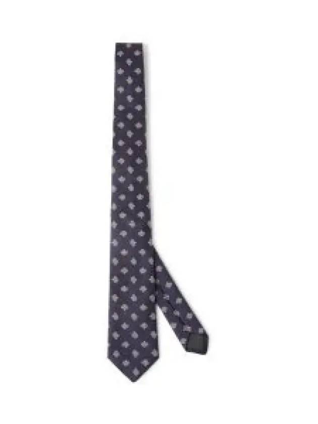 VT4008 010 U888 All Over Tree Tie - MULBERRY - BALAAN 2