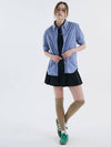 Buttondown small check signature fit shirt blue 0114 - VOYONN - BALAAN 5