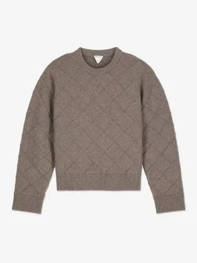 Intrecciato Wool Knit Top Riverbed - BOTTEGA VENETA - BALAAN 2